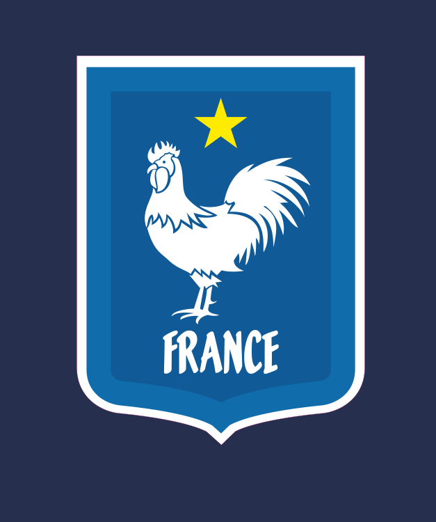 Mbappé - Frankrijk - Navy