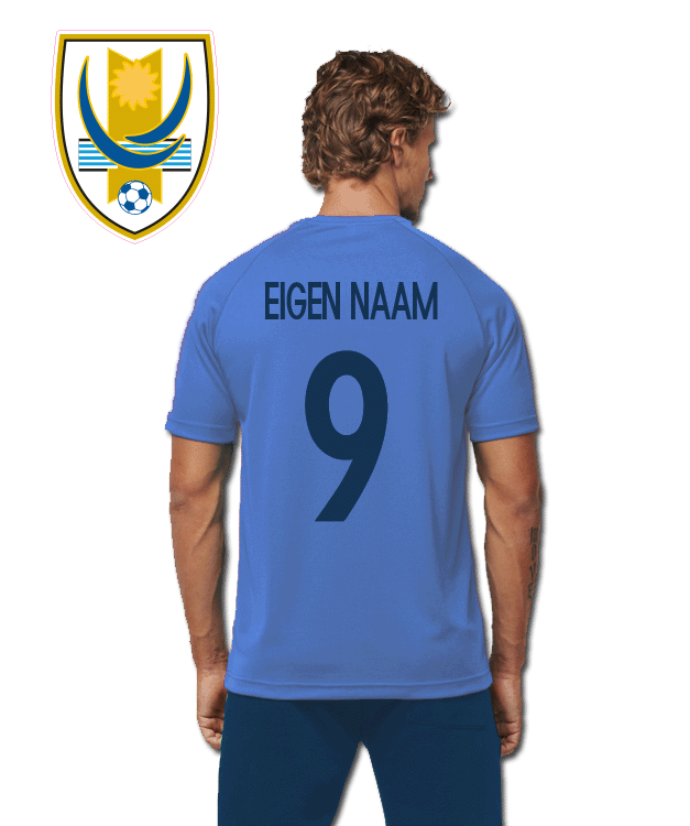 Eigen Naam - Uruguay - Aqua Blue