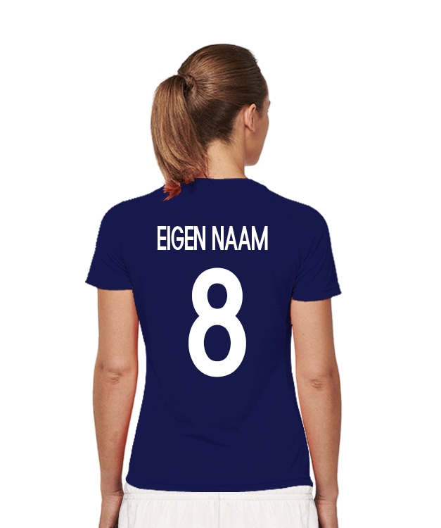 Eigen Naam - Navy | Wit 