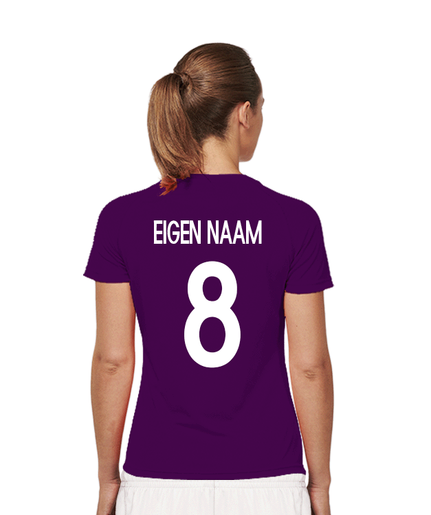 Eigen Naam - Paars | Wit