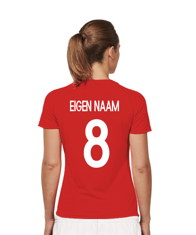 Eigen Naam - Rood | Wit