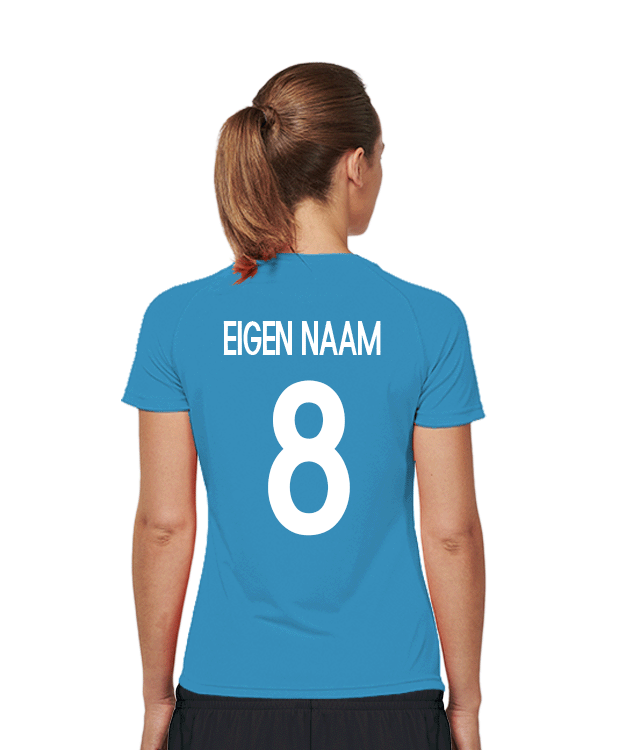 Eigen Naam - Turqoise | Wit