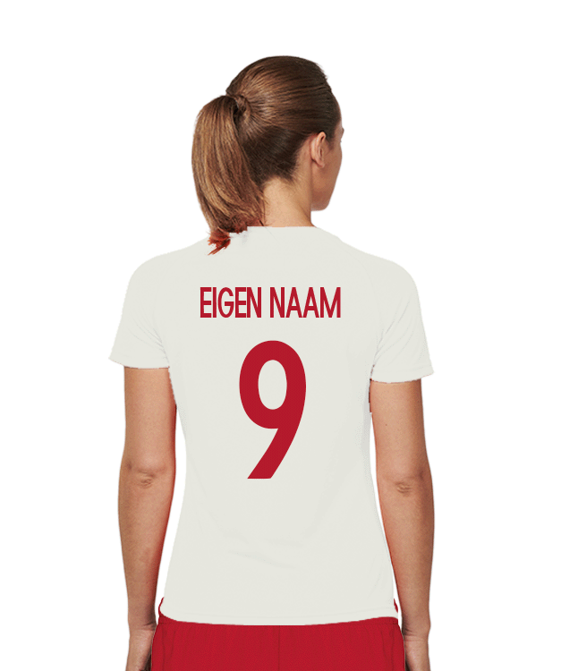 Eigen Naam - Wit | Rood