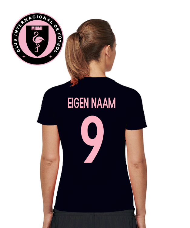 Eigen Naam - Inter Miami - Zwart