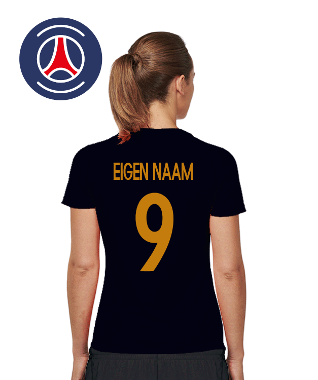 Eigen Naam - Paris - Zwart 