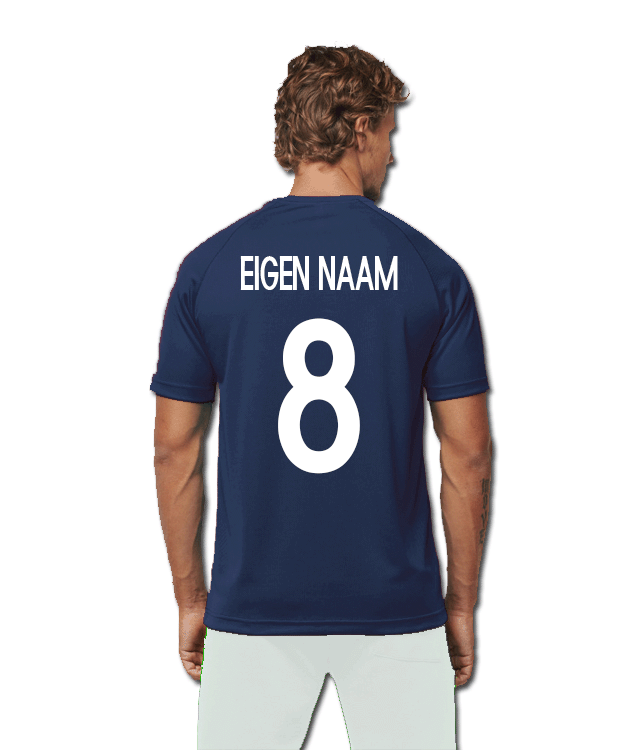 Eigen Naam - Navy | Wit