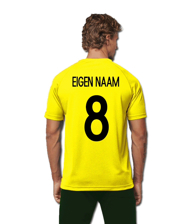 Eigen Naam - Neongeel | Zwart