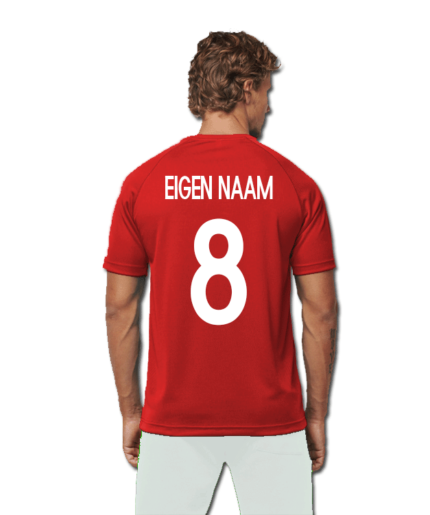 Eigen Naam - Rood | Wit