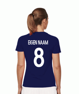 Eigen Naam - Navy | Wit 
