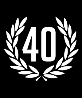 Heren | Lauwerkrans | 40 Jaar