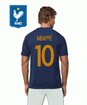 Mbappé - Frankrijk - Navy 