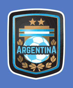 Eigen Naam - Argentinie - Aqua Blue