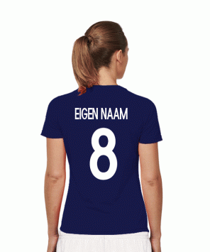 Eigen Naam - Navy | Wit 