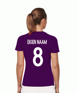 Eigen Naam - Paars | Wit