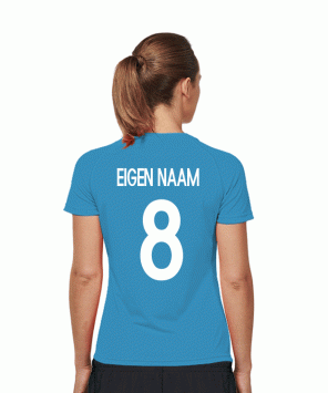 Eigen Naam - Turqoise | Wit