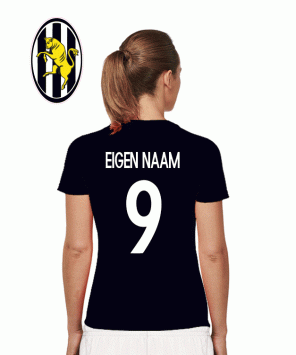 Eigen Naam - Juventus - Zwart 